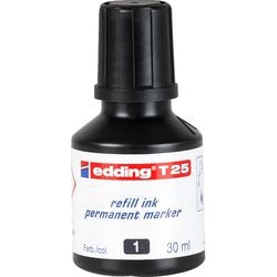 Navulinkt permanent marker Edding T25 zwart