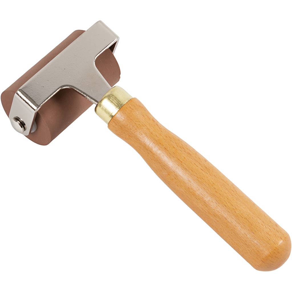 Creativ Company Https: www.cchobby.nl rubberen-roller-linoleumroller-b-4-90-cm-d-3-cm-1-stuk