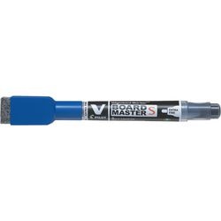 Marker V-board master gum Pilot extra fijn blauw