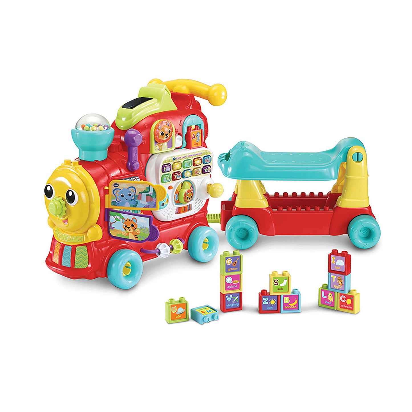 VTech baby rijd leer letterlocomotief
