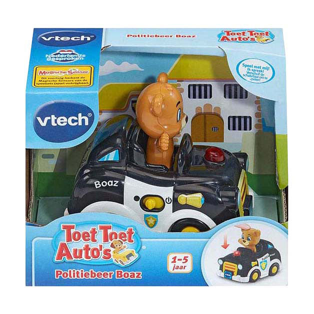 VTech toet toet auto's - politiebeer boaz