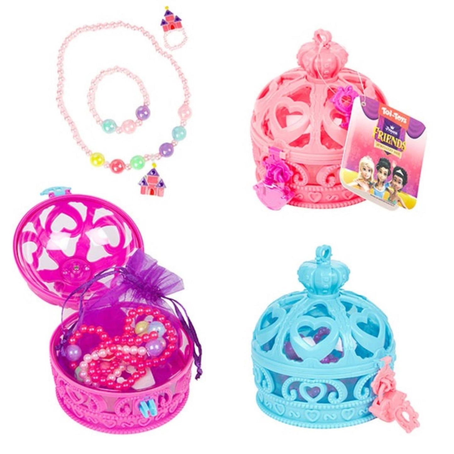 Toi-Toys Toi toys kroon sieradendoos met sieraden