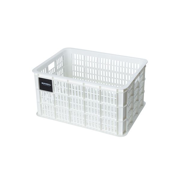 Basil fietskrat L - groot - 40 liter - wit