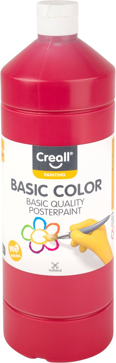 Creall Plakkaat verf - rood - 1000ml