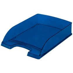 Brievenbak Leitz Plus blauw polystyreen