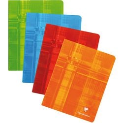 Geniete schriften Clairfontaine 363 16,5x21cm assorti geruit