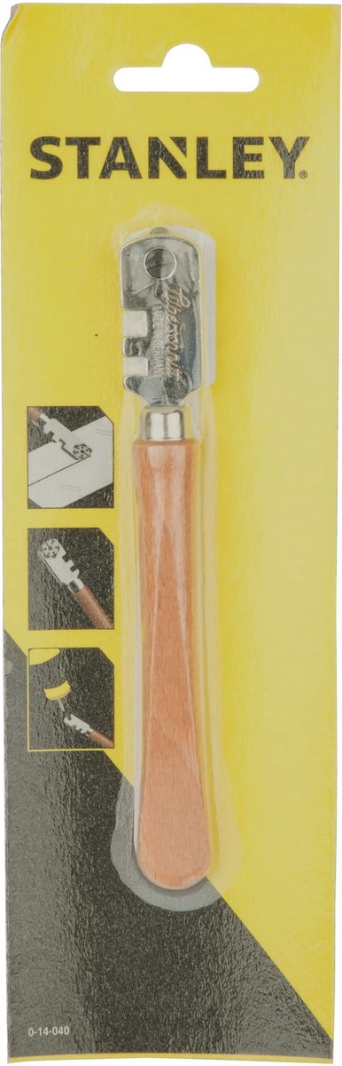 STANLEY glassnijder 6 stalen wielen