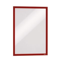 Zelfklevend kader Durable DuraFrame A3 rood pak 2 stuks