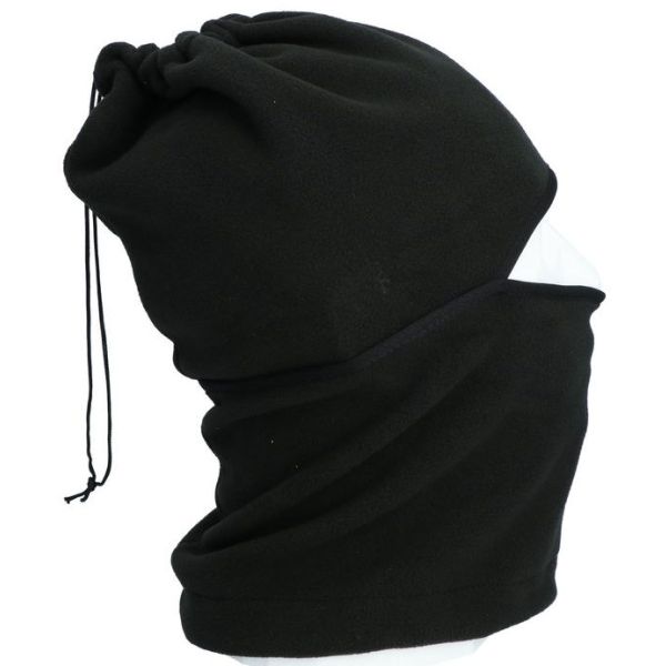 Edge Multifunctionele nekwarmer - polyester - zwart