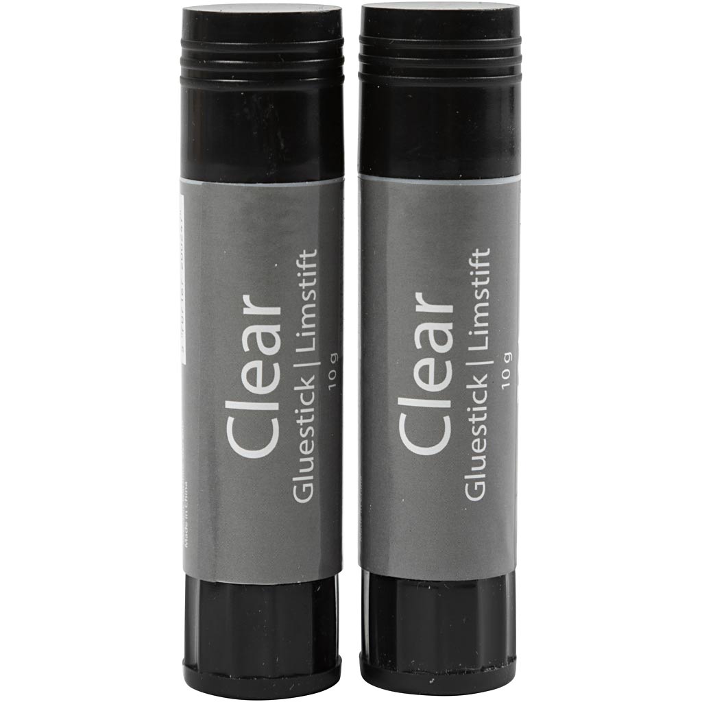 Creativ Company Https: www.cchobby.nl transparante-lijmstift-rond-10-gr-2-stuk-1-doos
