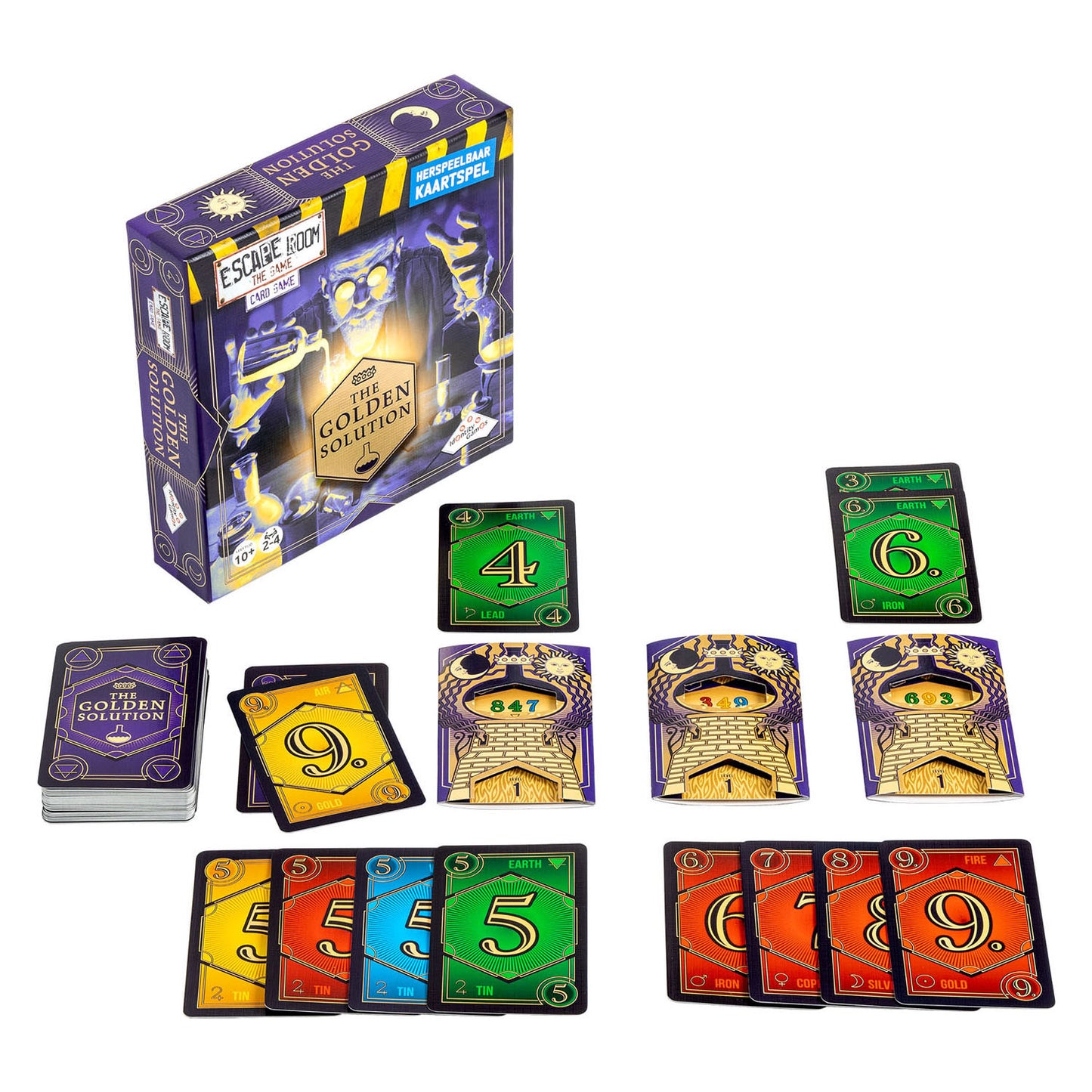Identity Games Escape room the game kaartspel the golden solution