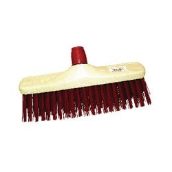 Straatbezem PVC kunststof 31cm