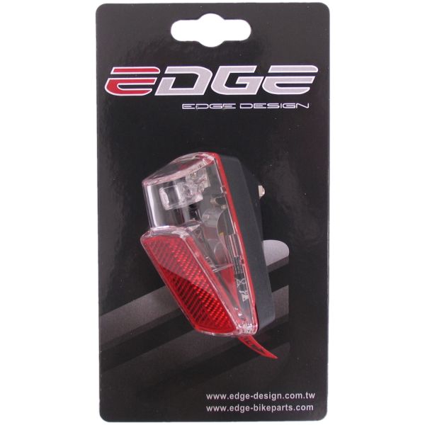 Edge Achterlicht spatbord vida - 1 led - inclusief batterijen (op kaart)