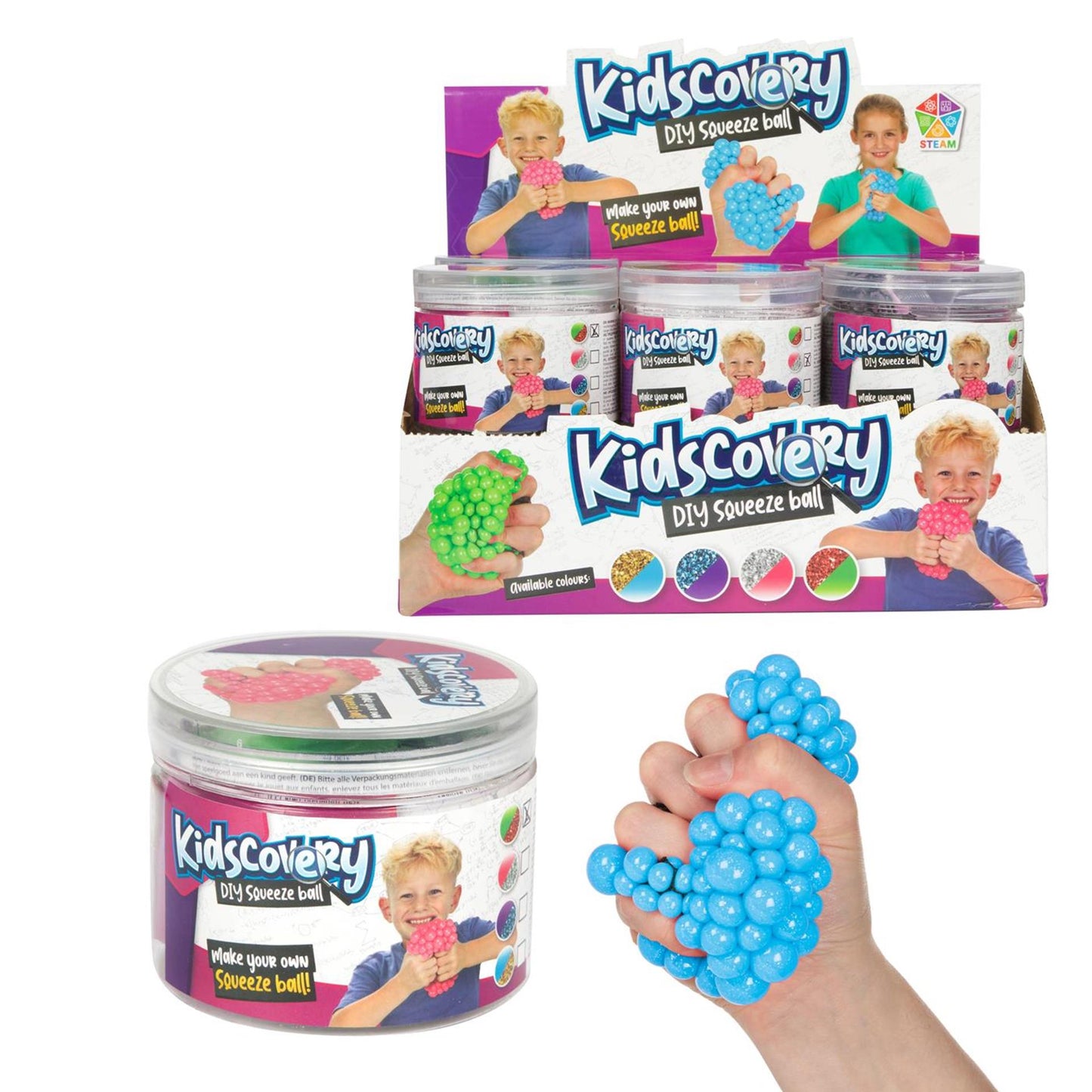 Toi-Toys Kidscovery maak je eigen knijpbal