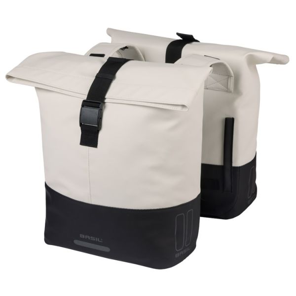 Basil B.V. Tas basil cove dubbel wit zwart | 32l