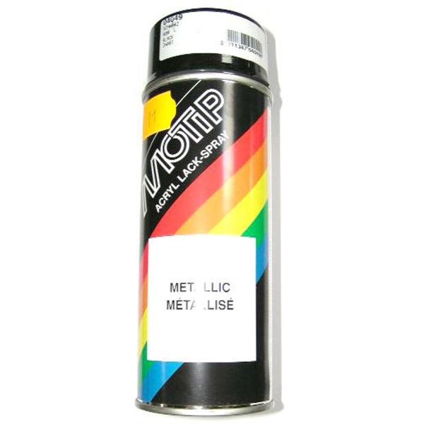 Motip Spuitbus 400ml metallic-zwart