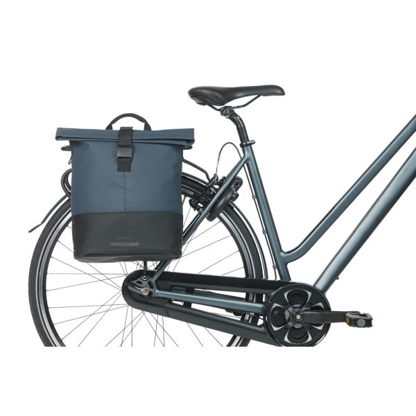 Basil B.V. Tas basil cove dubbel blauw zwart | mik | 32l