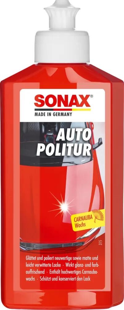 SONAX autopolitur car polishes 250 ml pet bottle