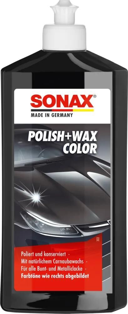 SONAX autopolitur polish wax color nanopro color polish + wax black nanotechnology