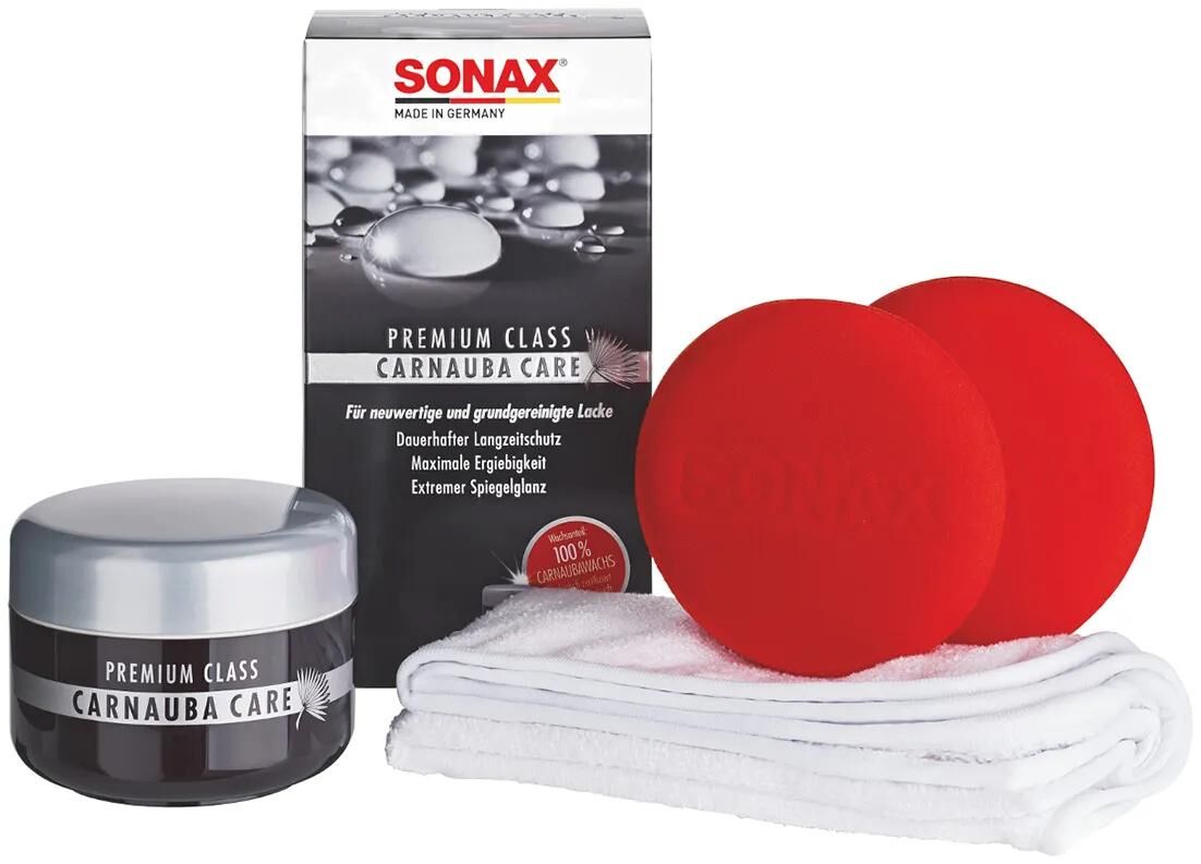 SONAX lackversiegelungs-set premiumclass carnaubacare pc carnauba care 200 ml