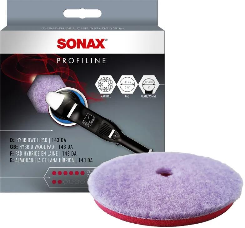 SONAX polierscheibe hybridwollpad 143 da hybridwollpad 143 da .