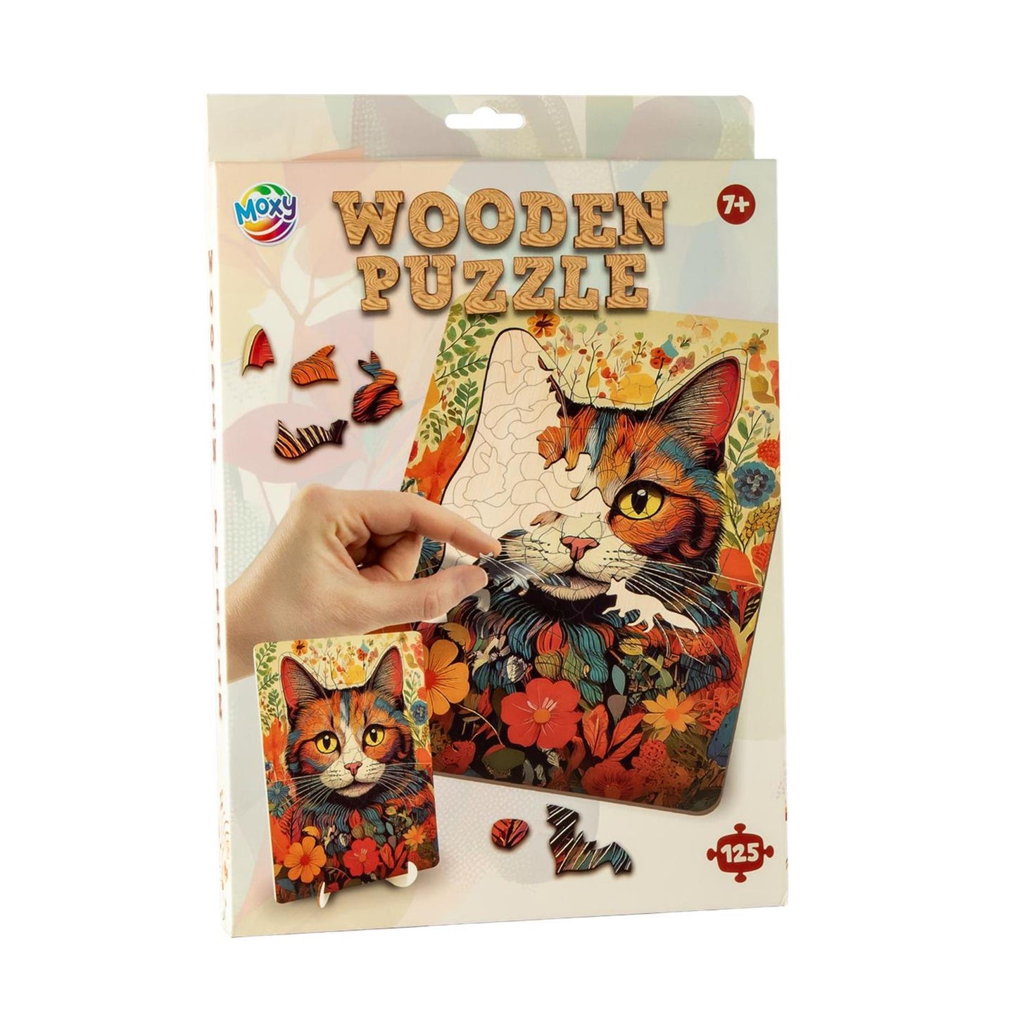 Moxy houten puzzel cat unieke vormen