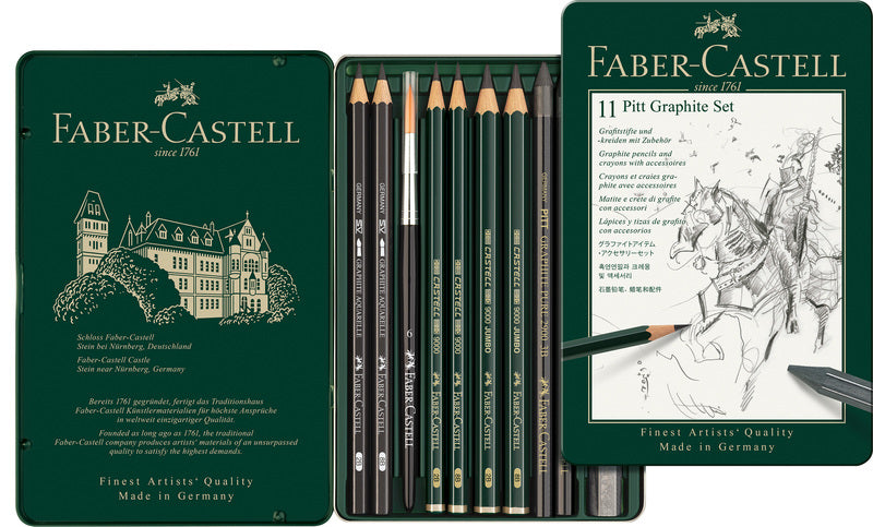 Faber-Castell Faber castell fc-112972 grafietset pitt 11-delig