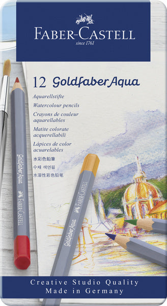 Faber-Castell Faber castell fc-114612 aquarelkleurpotlood goldfaber etui 12 stuks