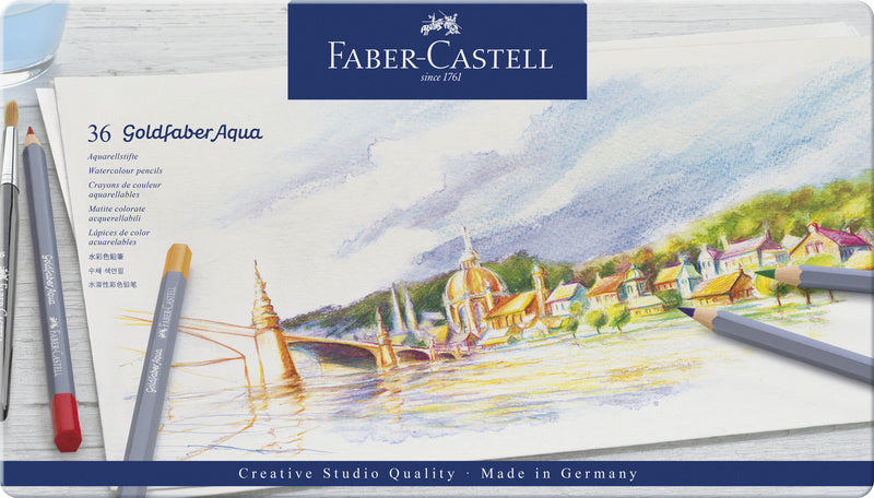 Faber-Castell Faber castell fc-114636 aquarelkleurpotlood goldfaber etui 36 stuks