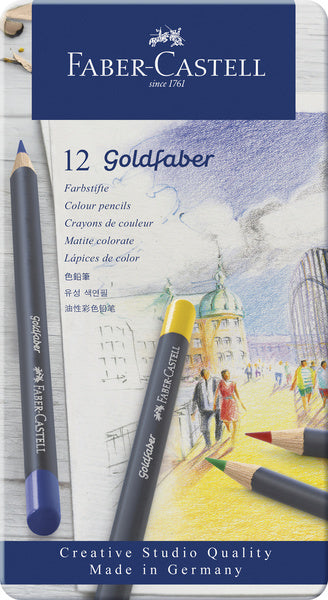 Faber-Castell Faber castell fc-114712 kleurpotlood goldfaber etui à 12 stuks