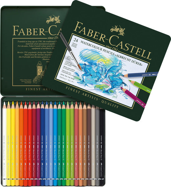 Faber-Castell Faber castell fc-117524 aquarelpotlood albrecht dürer etui à 24 stuks