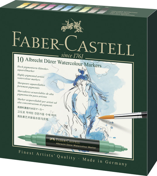 Faber-Castell Faber castell fc-160310 aquarel marker albrecht dürer doos a 10 stuks