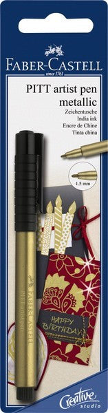 Faber Castell fc-167397 tekenstift pitt artist pen 250 gold