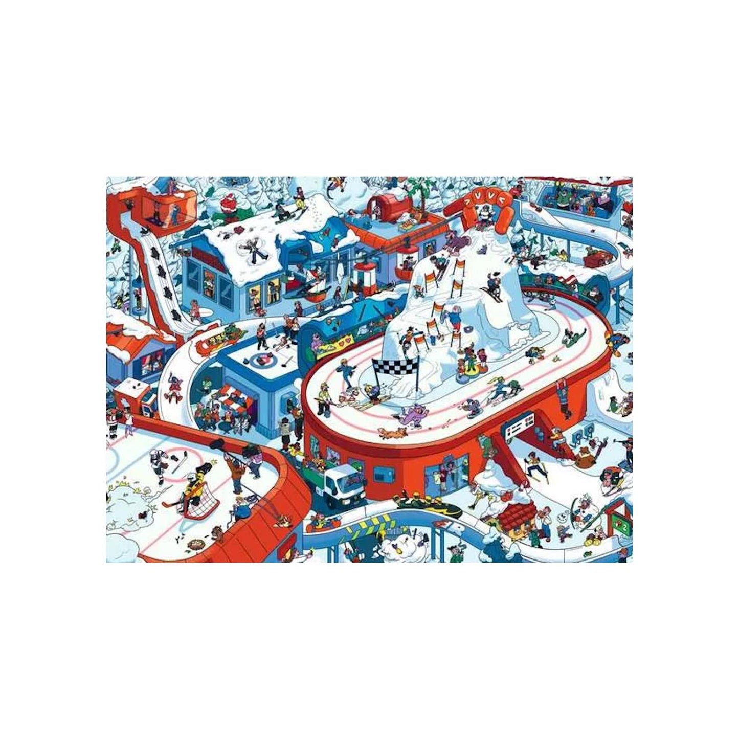 Ravensburger puzzel winter sport stadium
