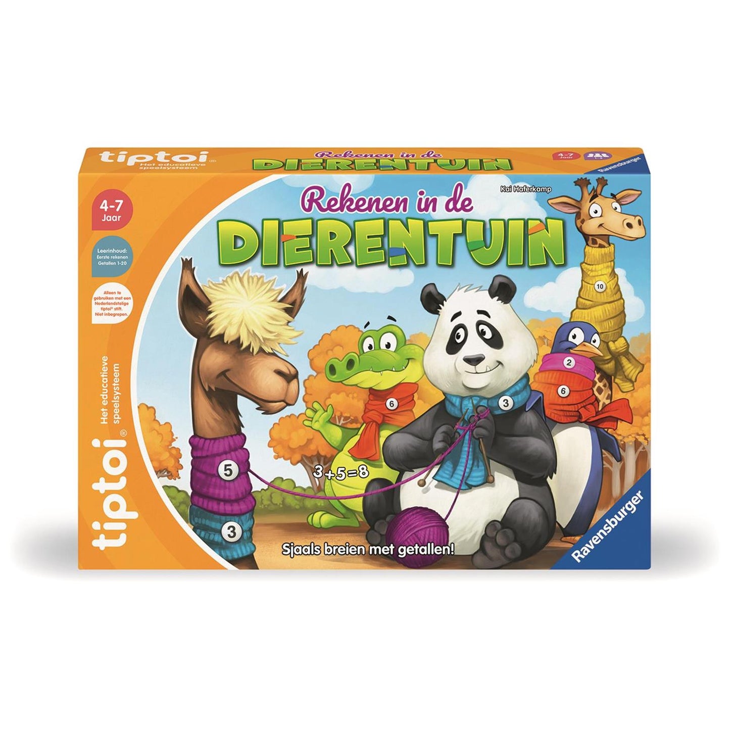Ravensburger Tiptoi® spel rekenen in de dierentuin