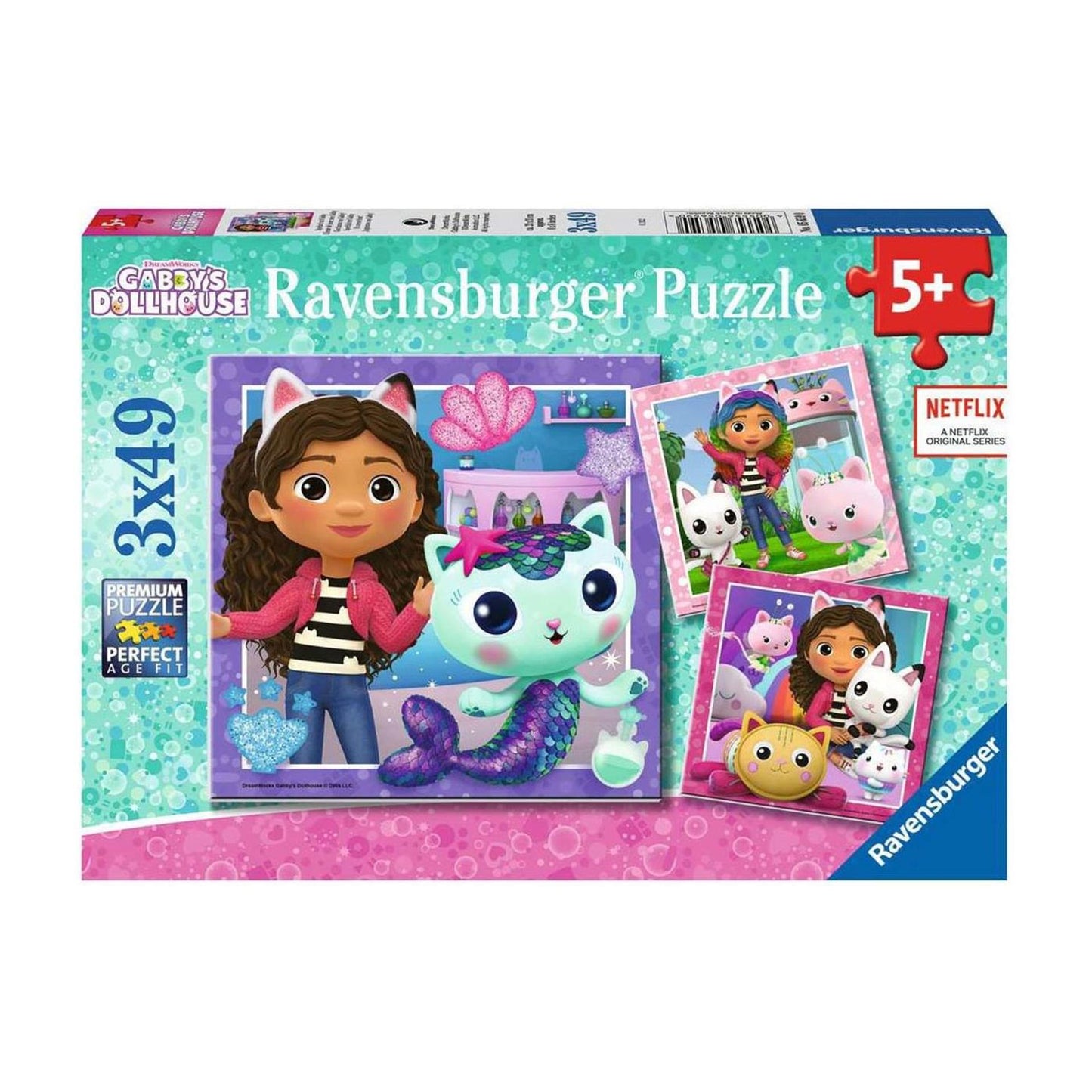 Ravensburger puzzel gabby 3x49pcs