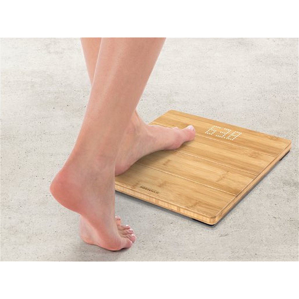 Leifheit Soehnle 63880 style sense bamboo magic digitale personenweegschaal