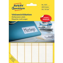 Avery Multifunctionele etiketten 3324 wit 486 stuks