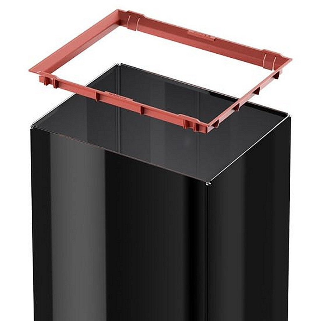 Hailo Prullenbak 0840-141 zwart big-box swing l