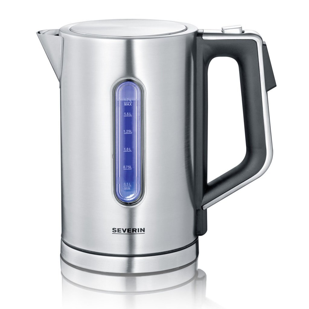 Severin wk3418 waterkoker 1.7l 3000w rvs zwart