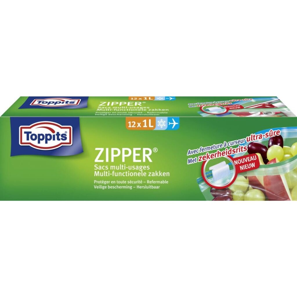 Toppits zipper zakken 1l