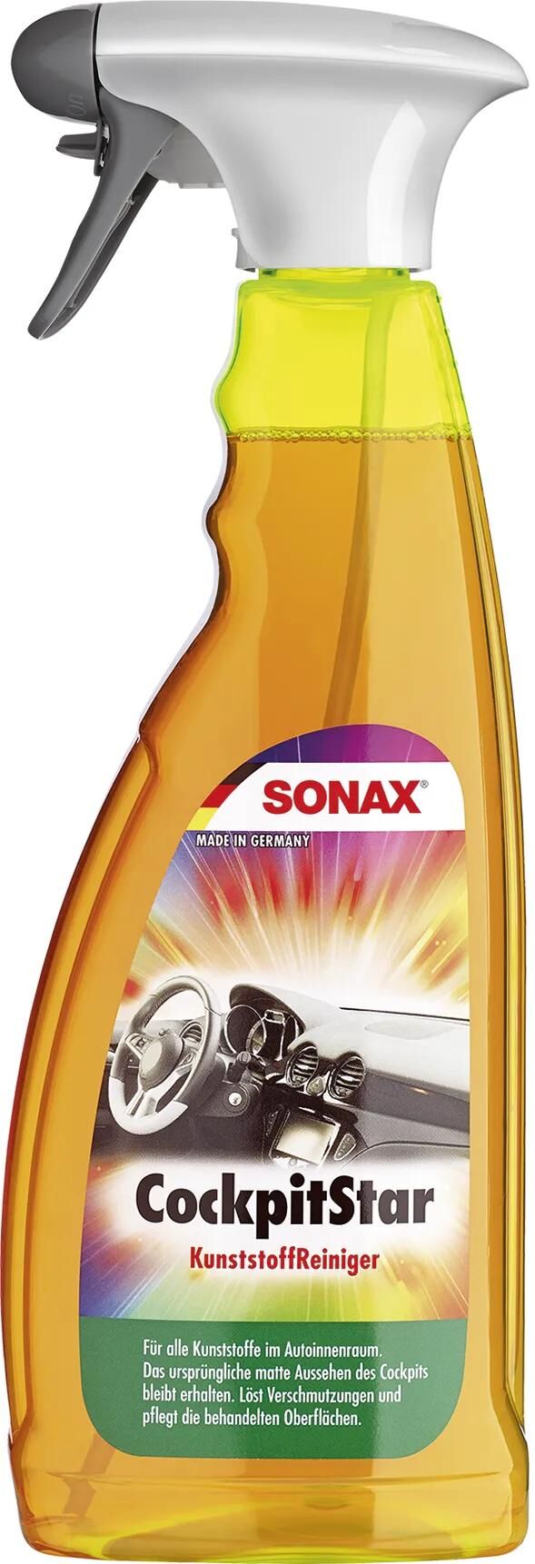 SONAX kunststoffpflegemittel cockpitstar cockpitstar 750 ml