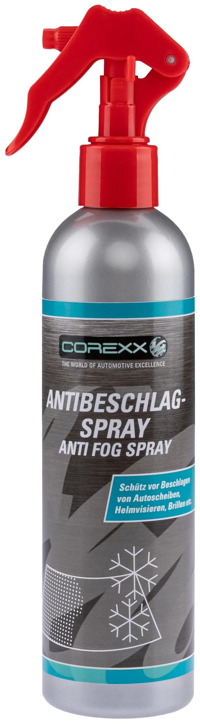 COREXX scheibenversiegelung antibeschlagspray anti-fog spray 300ml