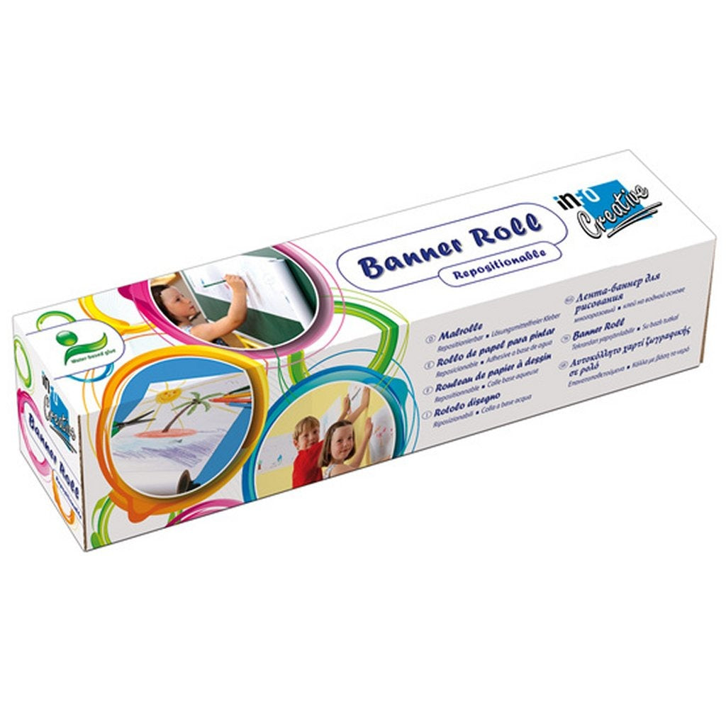Info Notes zelfklevende tekenrol blanco 30cmx12,2m