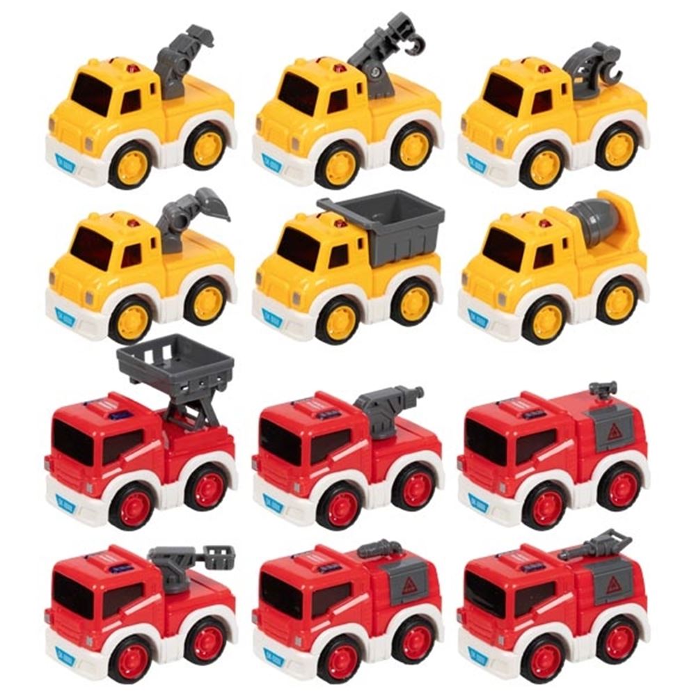 Bouwvoertuigen brandweerwagen, L= 7,2