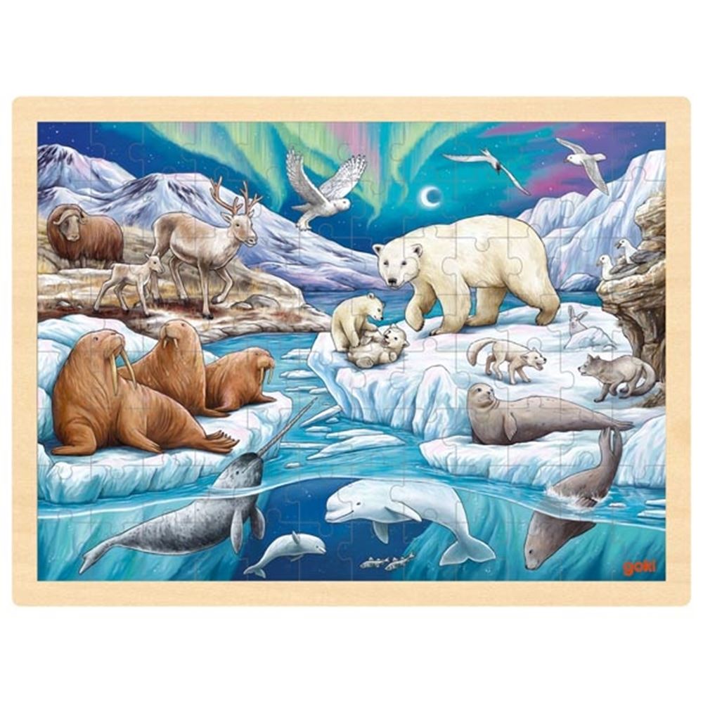 Goki Puzzel poolnacht. 96 delig. 3+