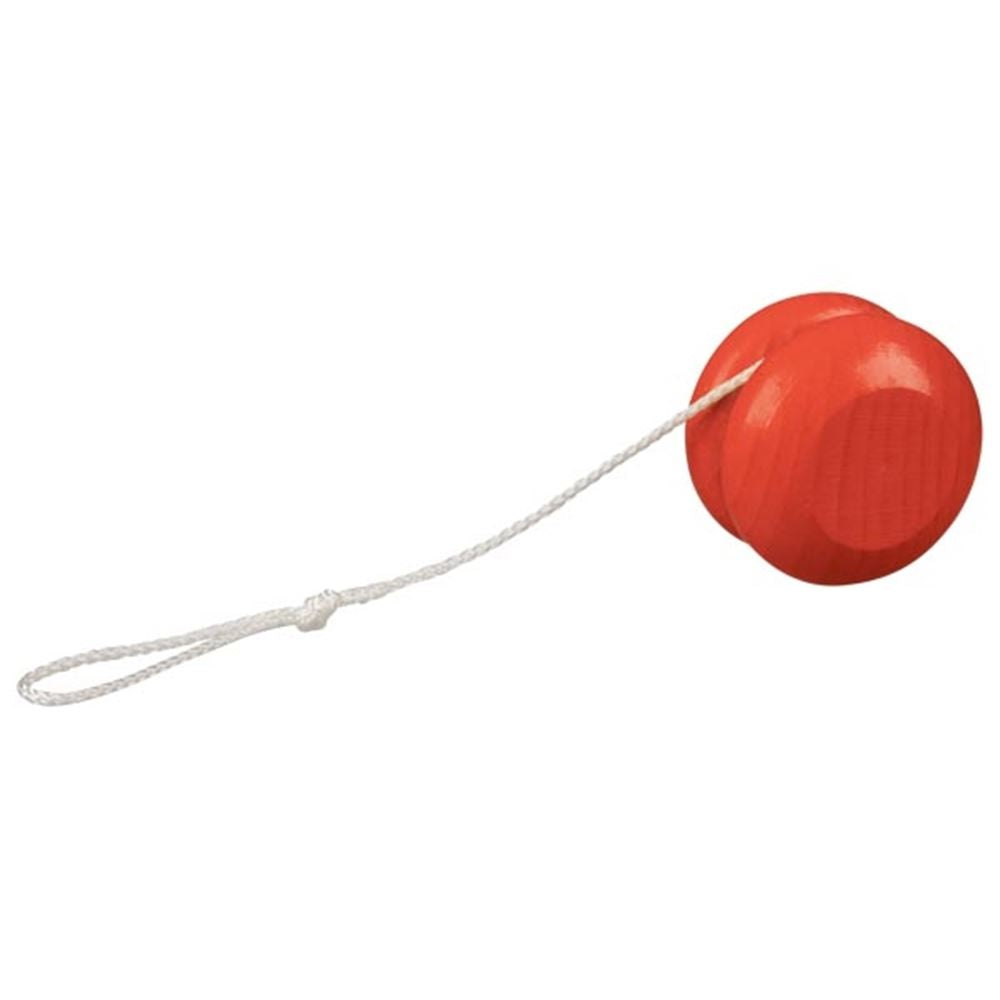 Houten Jojo, rood. 5 cm. 4+