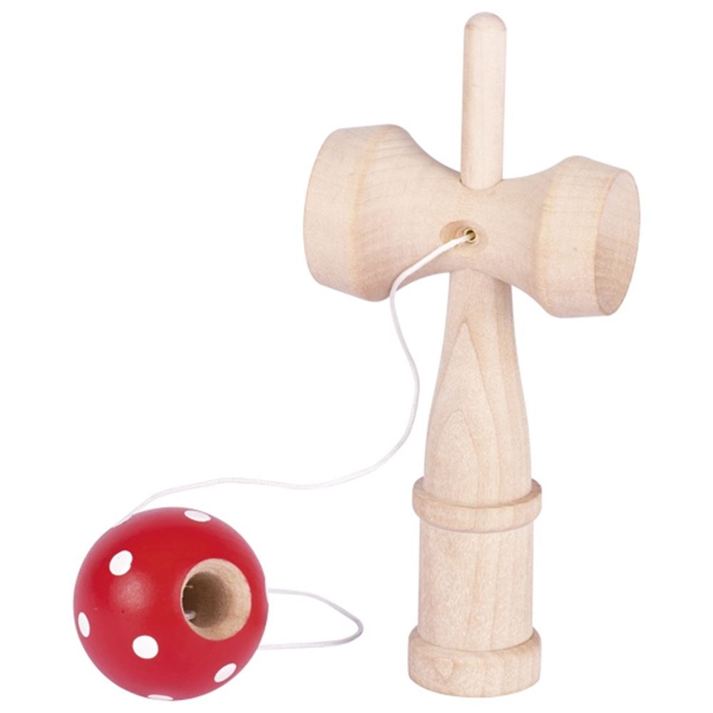 Goki Kendama rood. 17 cm. 4+