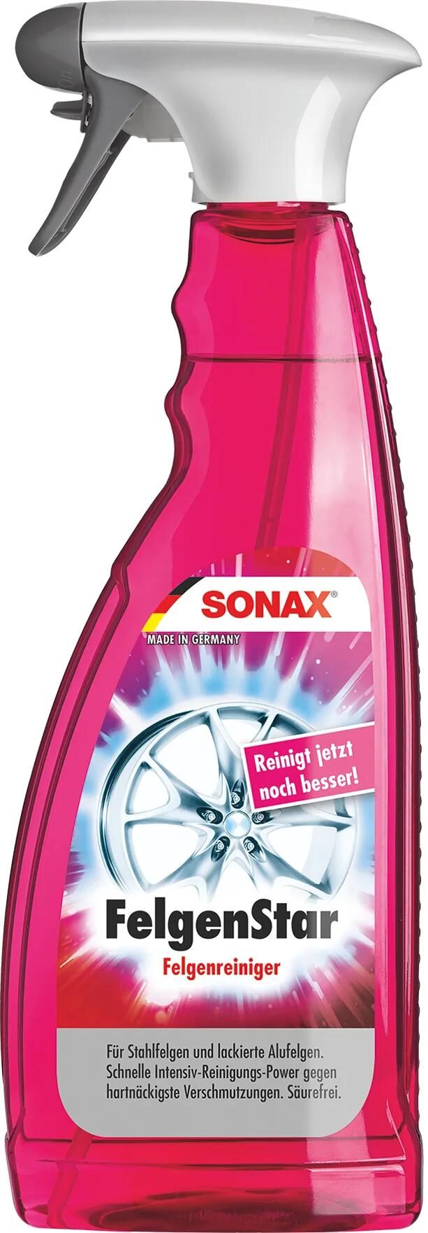 SONAX felgenreiniger felgenstar rim cleaners rimstar 750 ml