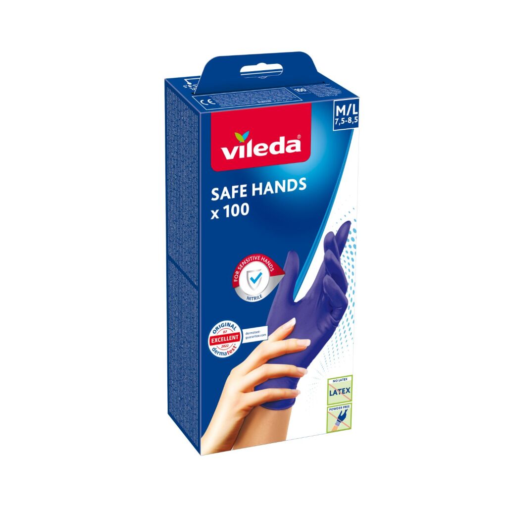 Vileda handschoen safe hands 100 stuks